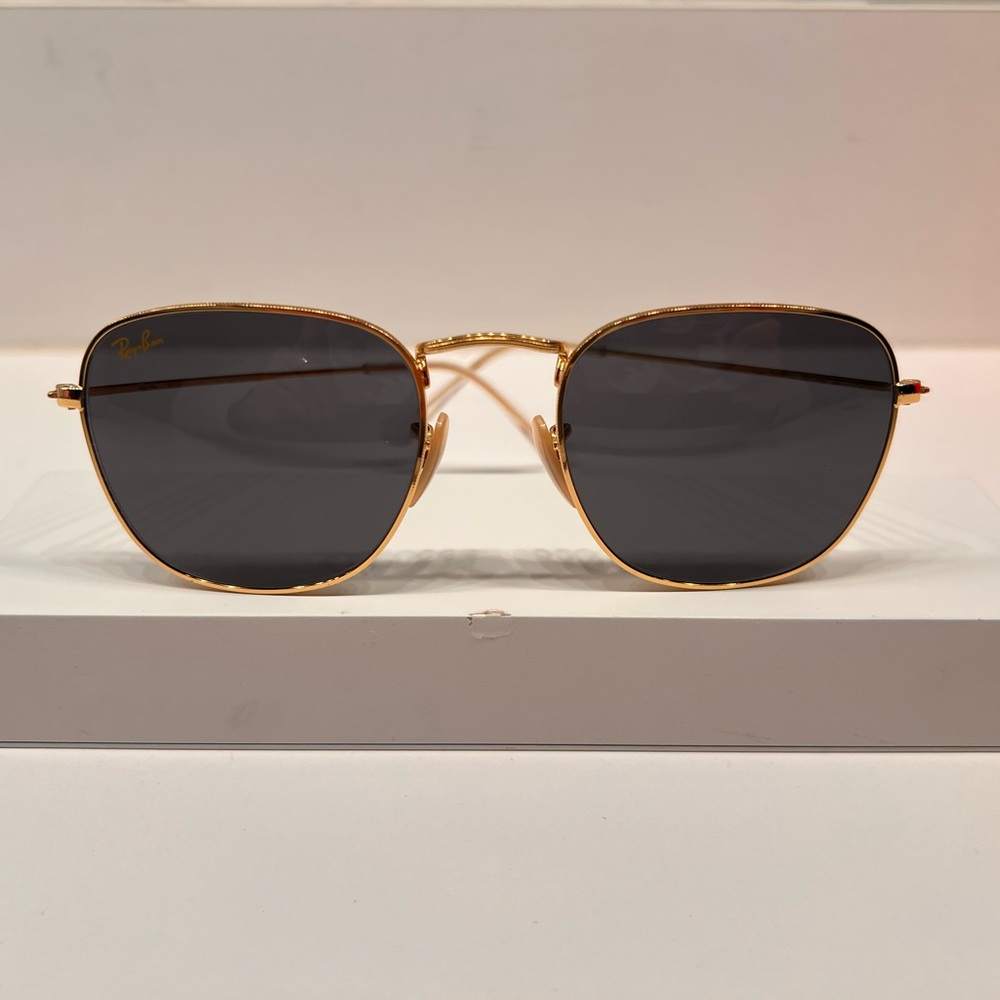 Ray-Ban Gold Frame Sunglasses